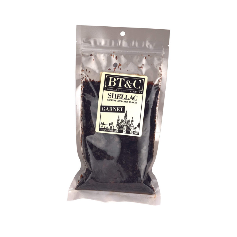 Dewaxed Shellac Flakes or Pellets - 1/2 lb - Color:Garnet - Types:Shellac Pellets
